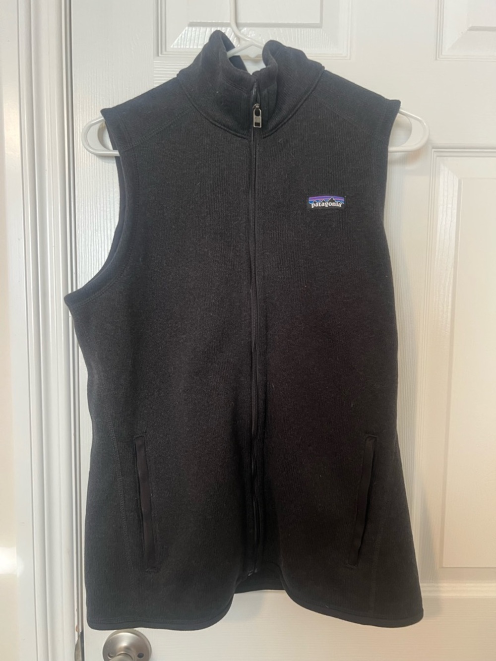 Patagonia Black Sweatshirt with Multicolor Logo